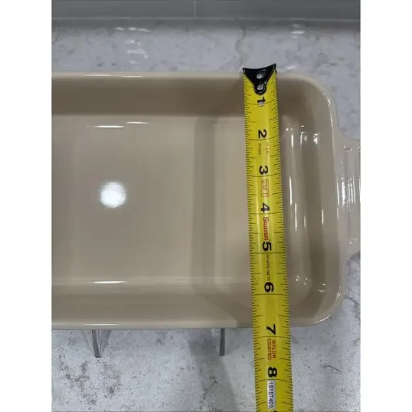 Le Creuset Rectangular Casserole Baking Dish 25cm Marine Blue Second Choix NEW